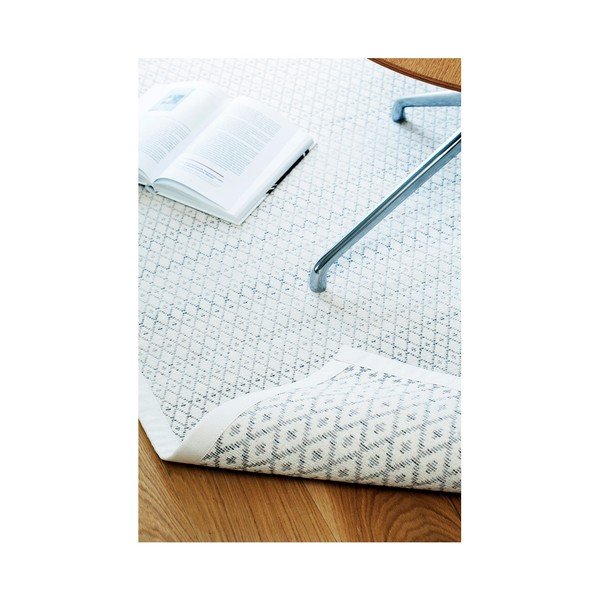 Balts rakstains divpusējs paklājs Narma Tsirgu, 250 x 80 cm-image-4