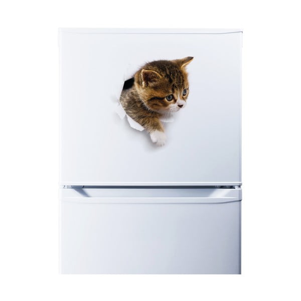 Sienas uzlīme Ambiance Hiding Cat-image-2