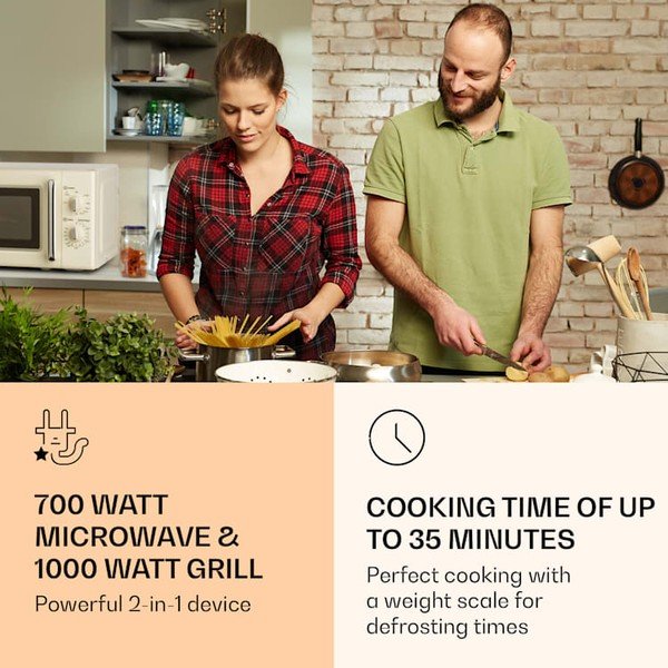 Bēša mikroviļņu krāsns Klarstein Caroline-image-4