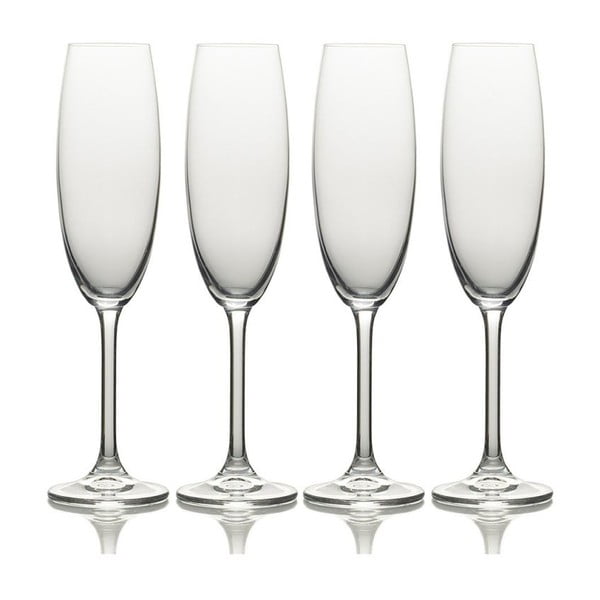 4 šampanieša glāžu komplekts Mikasa Julie 237 ml