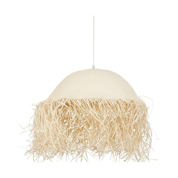 Krēmkrāsas piekaramā lampa ø 50 cm Palmeraie – Côté Table-image-3