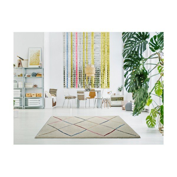 Balts paklājs Universal Merlin White, 190 x 280 cm-image-1