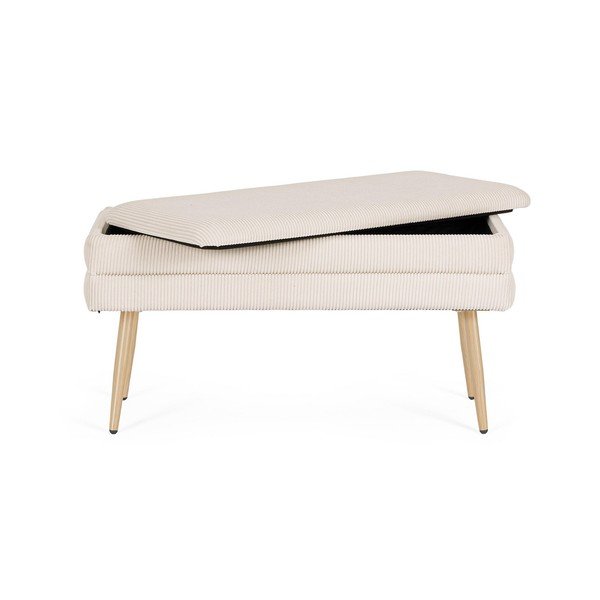 Balts polsterēts sols Olga – Bizzotto-image-3