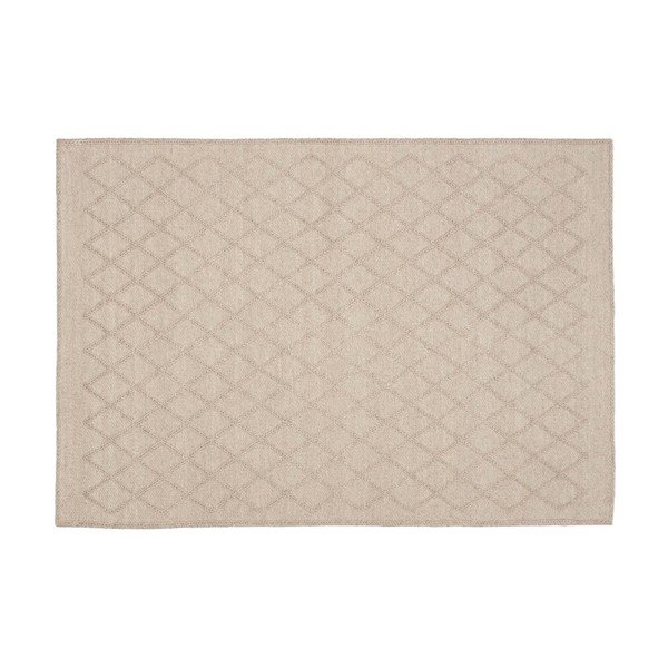 Bēšs mazgājams paklājs no vilnas maisījuma 160x230 cm Sybil – Kave Home