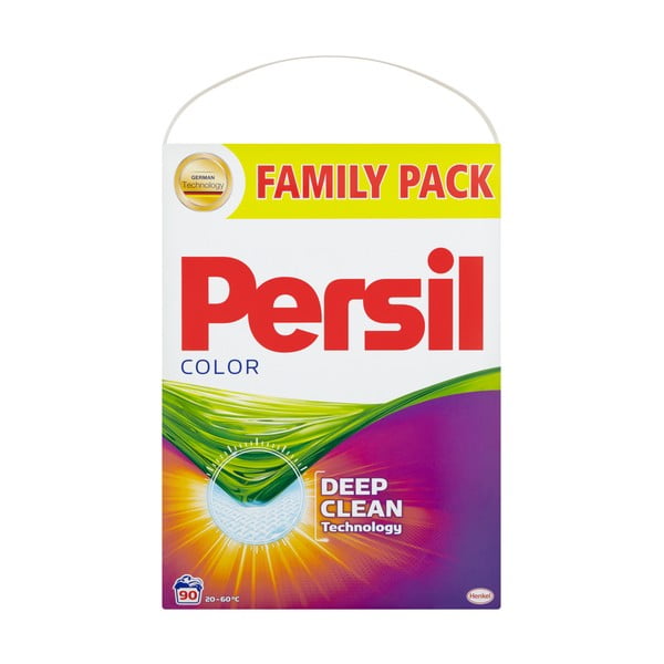 Mazgāšanas pulvera ģimenes iepakojums Persil Color, 6,27 kg (90 mazgāšanas reizes)