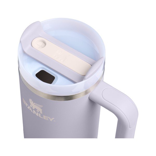 Gaiši violets nerūsējošā tērauda termoss ar salmiņu 890 ml Quencher H2.O FlowState™ Tumbler Purple Dust – Stanley-image-1