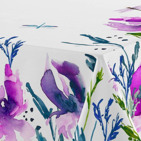 Kokvilnas galdauts 150x150 cm Midnight Iris – Happy Friday-image-3