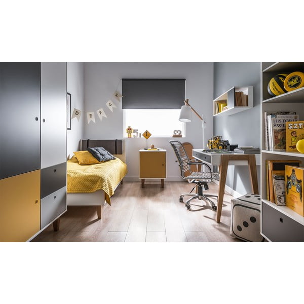 Balts un pelēks darba galds Vox Concept-image-2