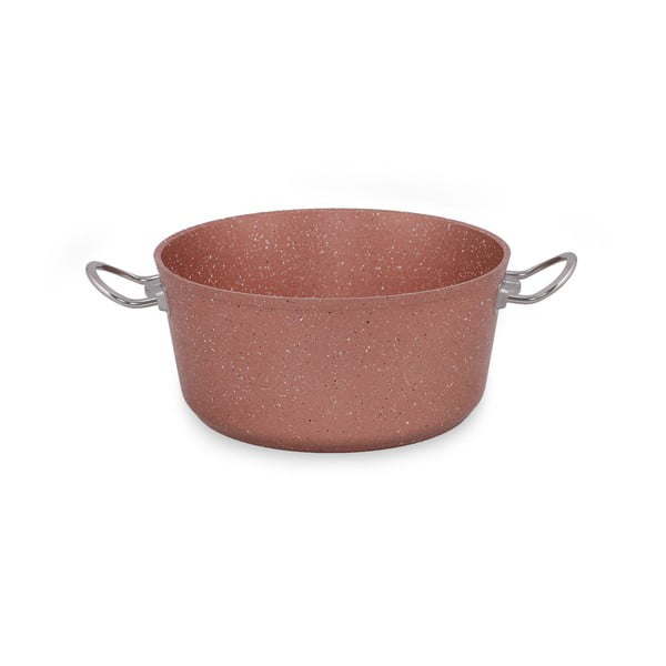 Rozā alumīnija katls ar vāku Güral Porselen Classic, ø 26 cm-image-4