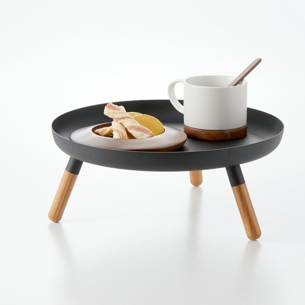 Metāla servēšanas paplāte ø 32 cm – YAMAZAKI-image-2