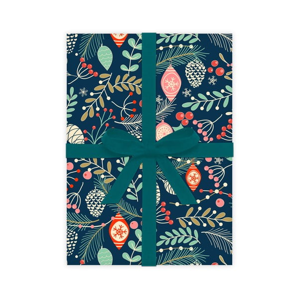 5 dāvanu papīra loksnes eleanor stuart Baubles and Berries, 50 x 70 cm-image-2