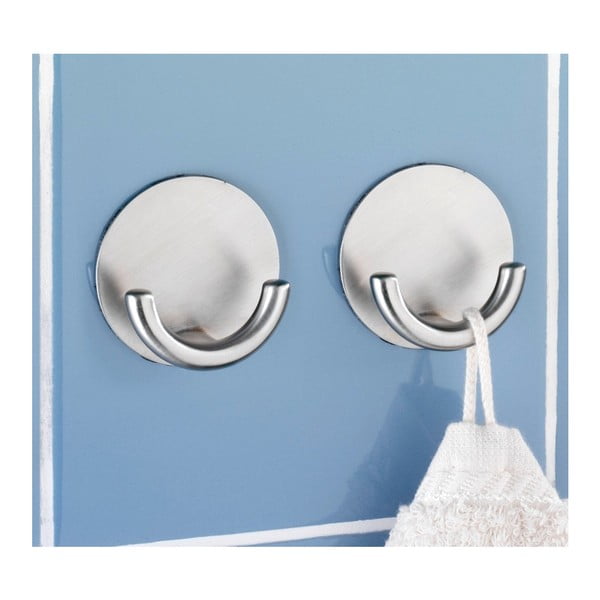 Sienas āķis sudraba krāsā Wenko Rondo-image-1