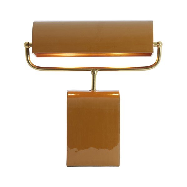 Oranža metāla galda lampa (augstums 38 cm) Cardona – Light & Living-image-1
