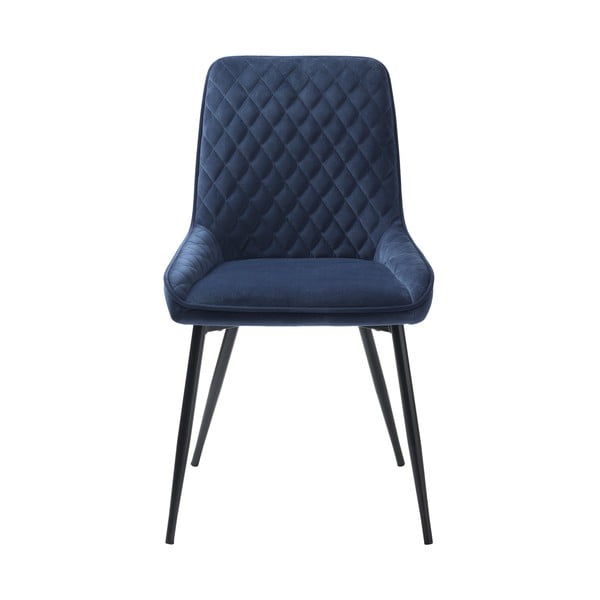 Zils samta pusdienu krēsls Milton – Unique Furniture