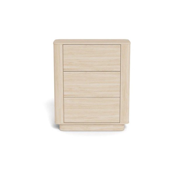 Gaiša dabīga toņa kumode ar ozolkoka imitāciju 90x107x40 cm Atmore – Actona-image-2