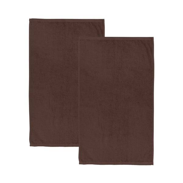 Brūni ātri žūstoši/frotē kokvilnas dvieļi (2 gab.) 90x140 cm Quick Dry – Catherine Lansfield