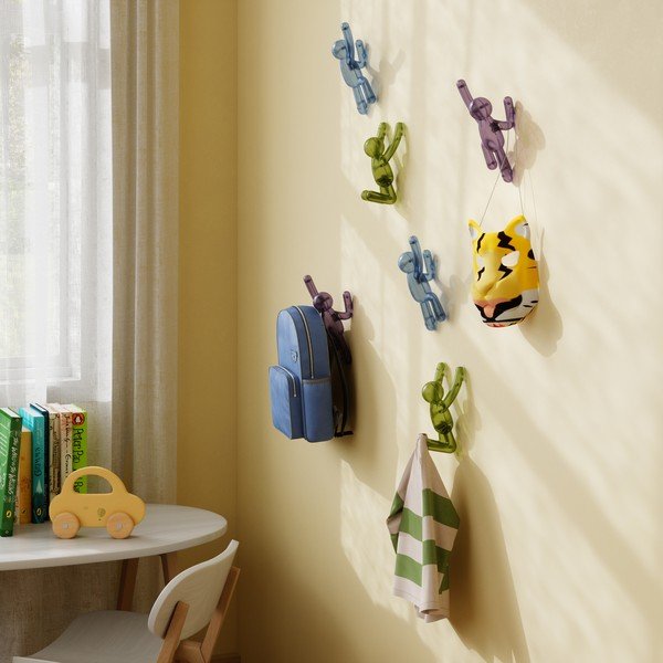 Plastmasas āķi (3 gab.) ar uzstādīšanu bez urbšanas Buddy – Umbra-image-4