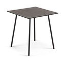 Melns galds Kave Home Ulrich, 75 x 75 cm