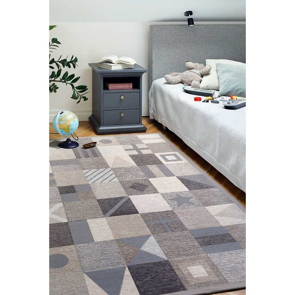 Brūns/bēšs bērnu paklājs 200x140 cm Laeva – Narma-image-2