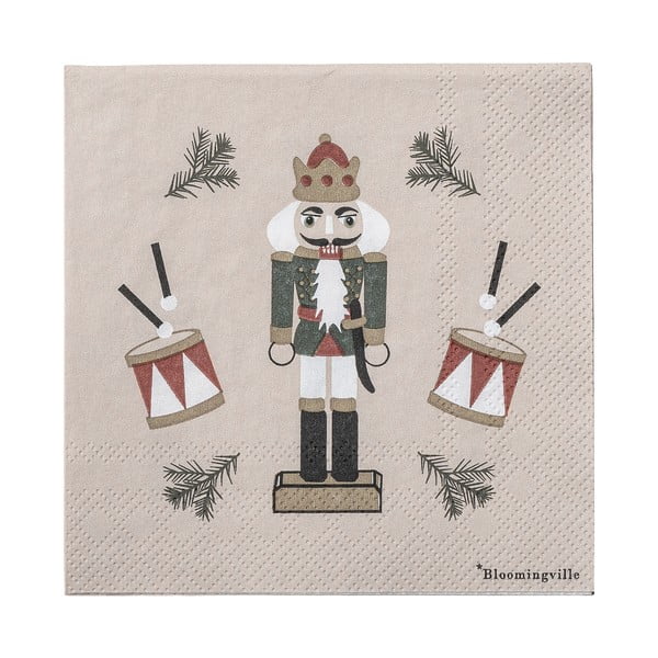 Papīra salvetes (20 gab.) 25x25 cm Jolly – Bloomingville-image-2