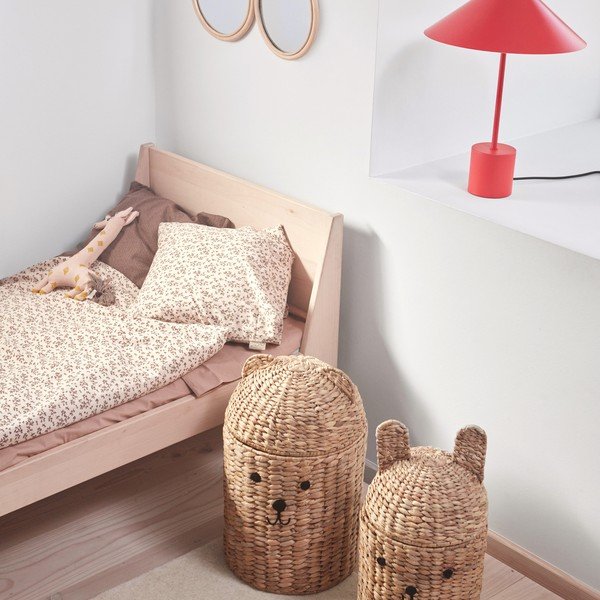 Dabīga toņa bērnu rotaļlietu grozi (2 gab.) no jūraszāles ø 28,5x49,5 cm Bear & Rabbit – OYOY Mini-image-1
