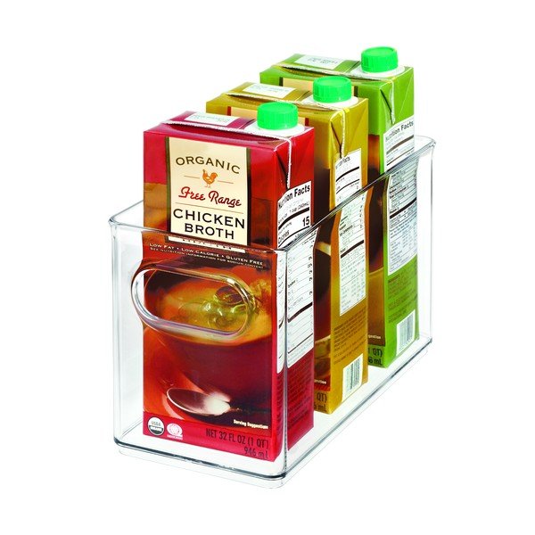 Caurspīdīga uzglabāšanas kaste iDesign The Home Edit, 25,4 x 12,7 cm-image-3