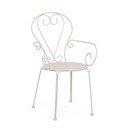 Bēšs metāla dārza krēsls Etienne – Bizzotto