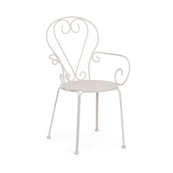 Bēšs metāla dārza krēsls Etienne – Bizzotto