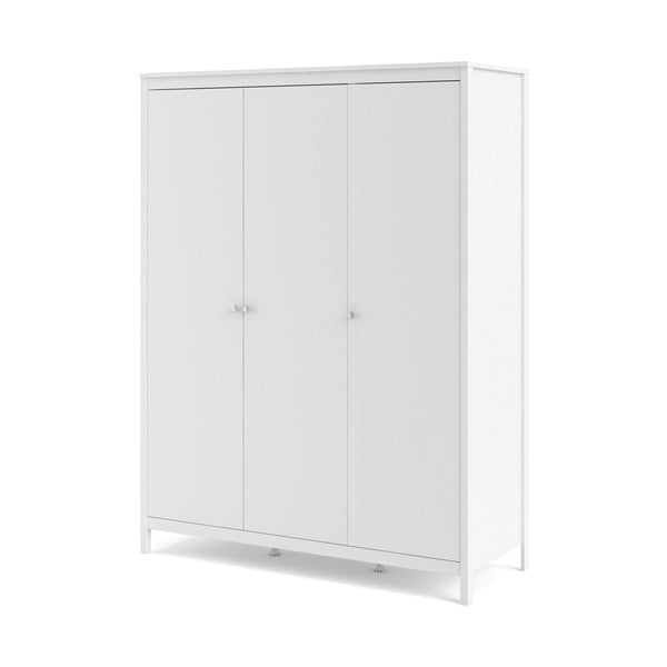 Balts drēbju skapis 150x199 cm Madrid – Tvilum-image-4