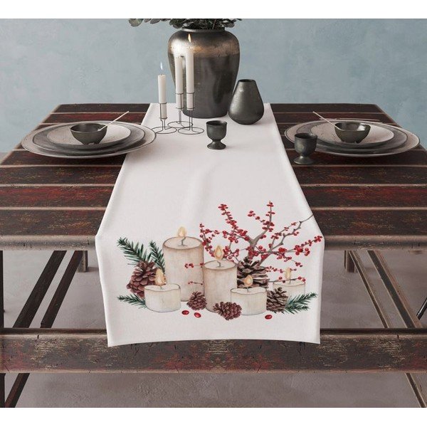 Galda celiņš ar Ziemassvētku motīvu 45x140 cm Merry Christmas – Mila Home-image-1