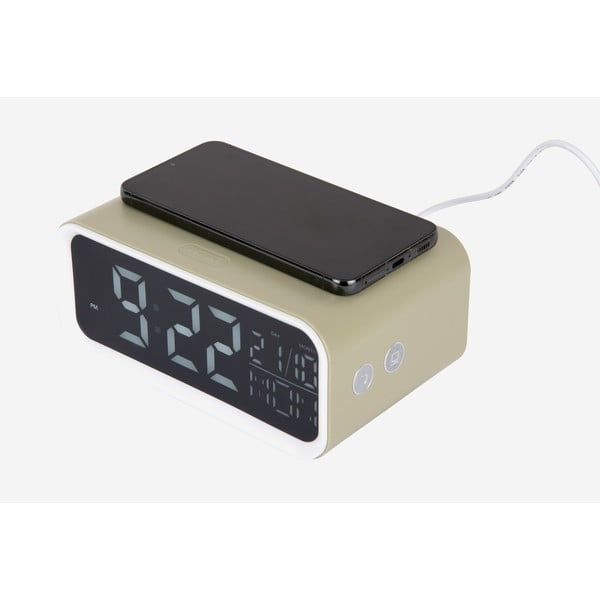 Digitāls modinātājpulkstenis ar bezvadu uzlādi Chunky LED – Karlsson-image-3