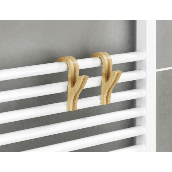 Dabīga toņa bambusa piekarināmi āķi (2 gab.) – Wenko-image-1