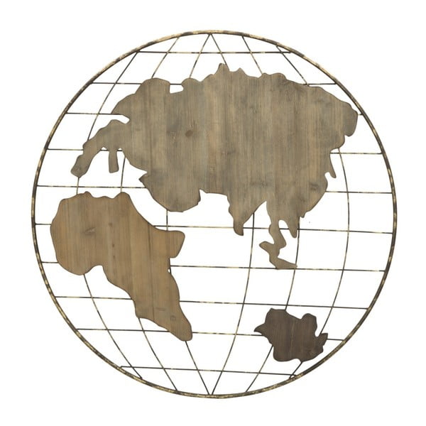 Mauro Ferretti Globe Map sienas dekors, ⌀ 88 cm