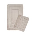 Gaiši brūni vannas istabas paklājiņi (2 gab.) 50x80 cm Cerceve – Foutastic