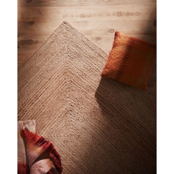 Džutas paklājs dabīgā tonī 200x300 cm Alfombra – Kave Home-image-1