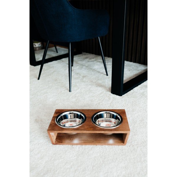 Koka bļodiņu komplekts ar pamatni suņiem Dog Fantasy – Plaček Pet Products-image-2