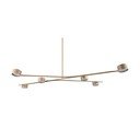 Bēša metāla piekaramā lampa Coda – Trio Select