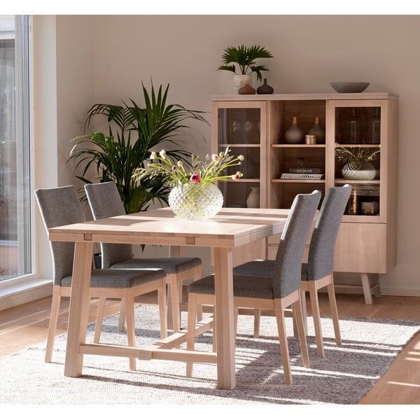 Matēts lakots ozolkoka ēdamgalds Rowico Brooklyn, 170 x 95 cm-image-2