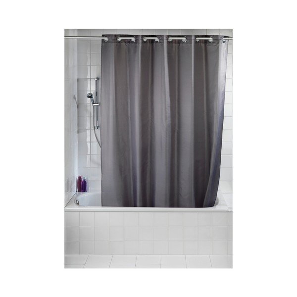 Pelēks dušas aizkars Wenko Comfort Flex, 180 x 200 cm-image-1