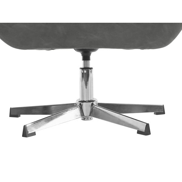 Pelēks mākslīgās ādas krēsls Naomi – Støraa-image-4