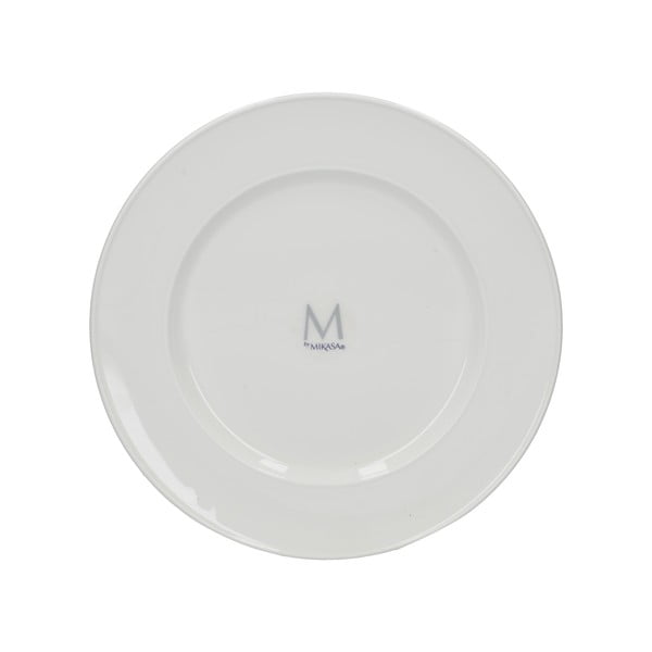Balts porcelāna šķīvis Mikasa Ridget, ø 22 cm-image-2