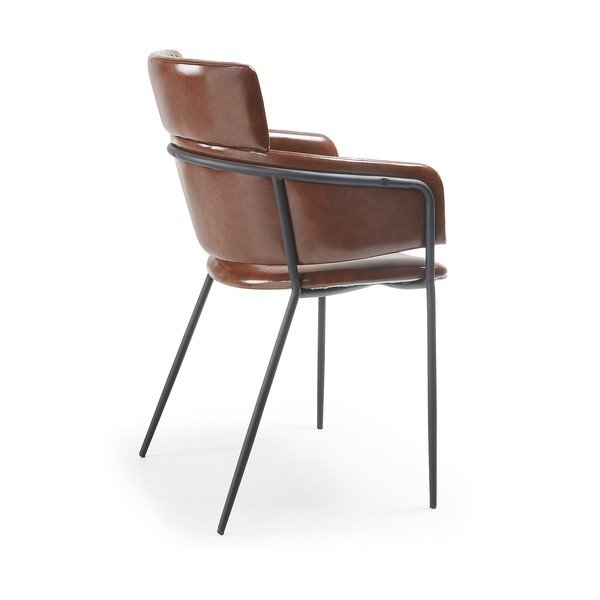 2 brūnu ēdamistabas krēslu komplekts La Forma Rhett-image-3