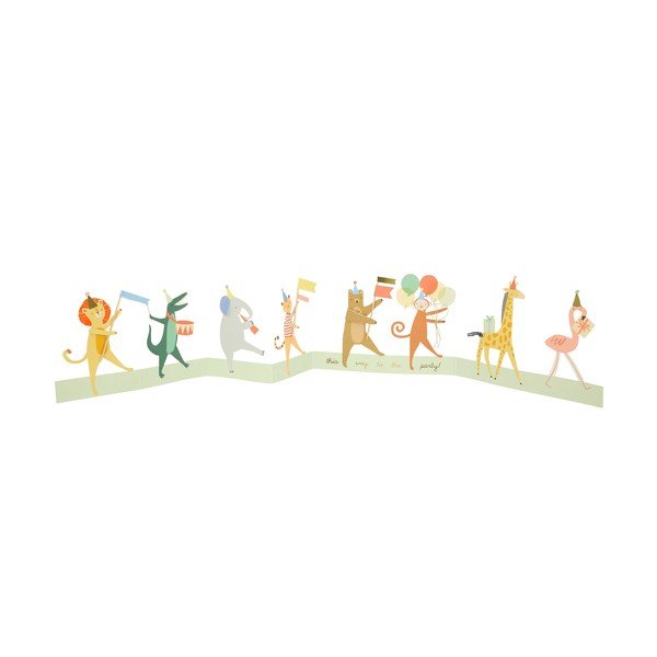 Apsveikumu kartīte Animal Parade – Meri Meri