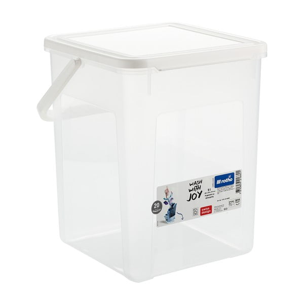 Plastmasas uzglabāšanas kaste ar vāku – Rotho-image-4