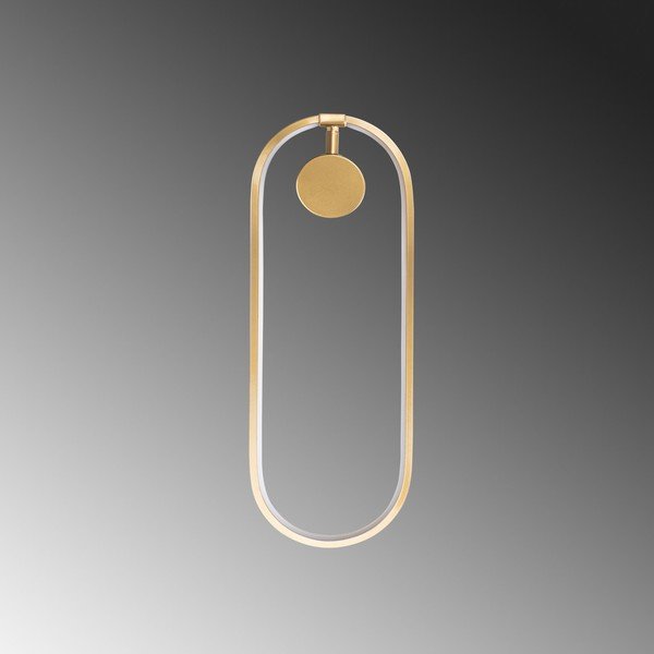 Zelta krāsas LED sienas lampa Can – Opviq lights-image-1