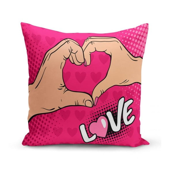 Spilvendrāna Minimalist Cushion Covers Love Hands, 45 x 45 cm