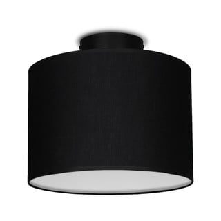 Melna griestu lampa Sotto Luce MIKA, Ø 25 cm