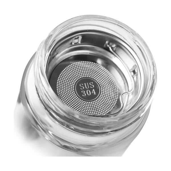 Stikla ūdens pudele ar bambusa vāku Orion, 500 ml-image-2