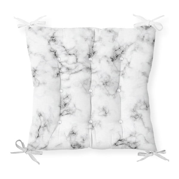 Sēdekļa spilvens ar kokvilnas maisījumu Minimalist Cushion Covers Marble, 40 x 40 cm