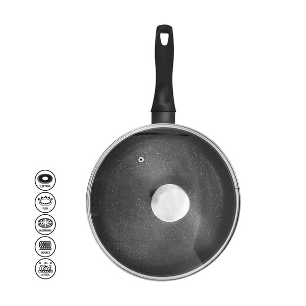 Alumīnija panna ar vāku ø 28 cm Grande – Orion-image-4